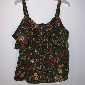 Floral off the shoulder top